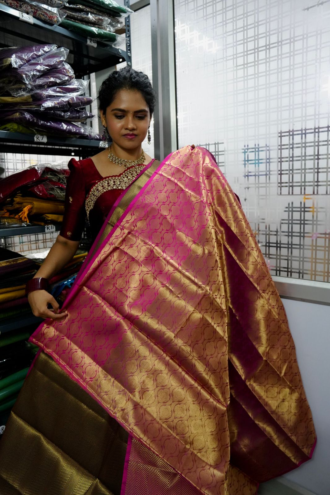 Katan semi silk saree 🥰😎