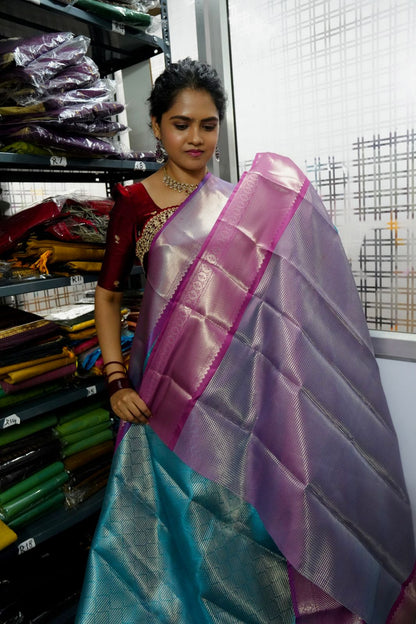 Katan semi silk saree🥰😎