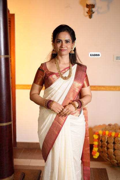 Onam special cotton saree 🥳🌈