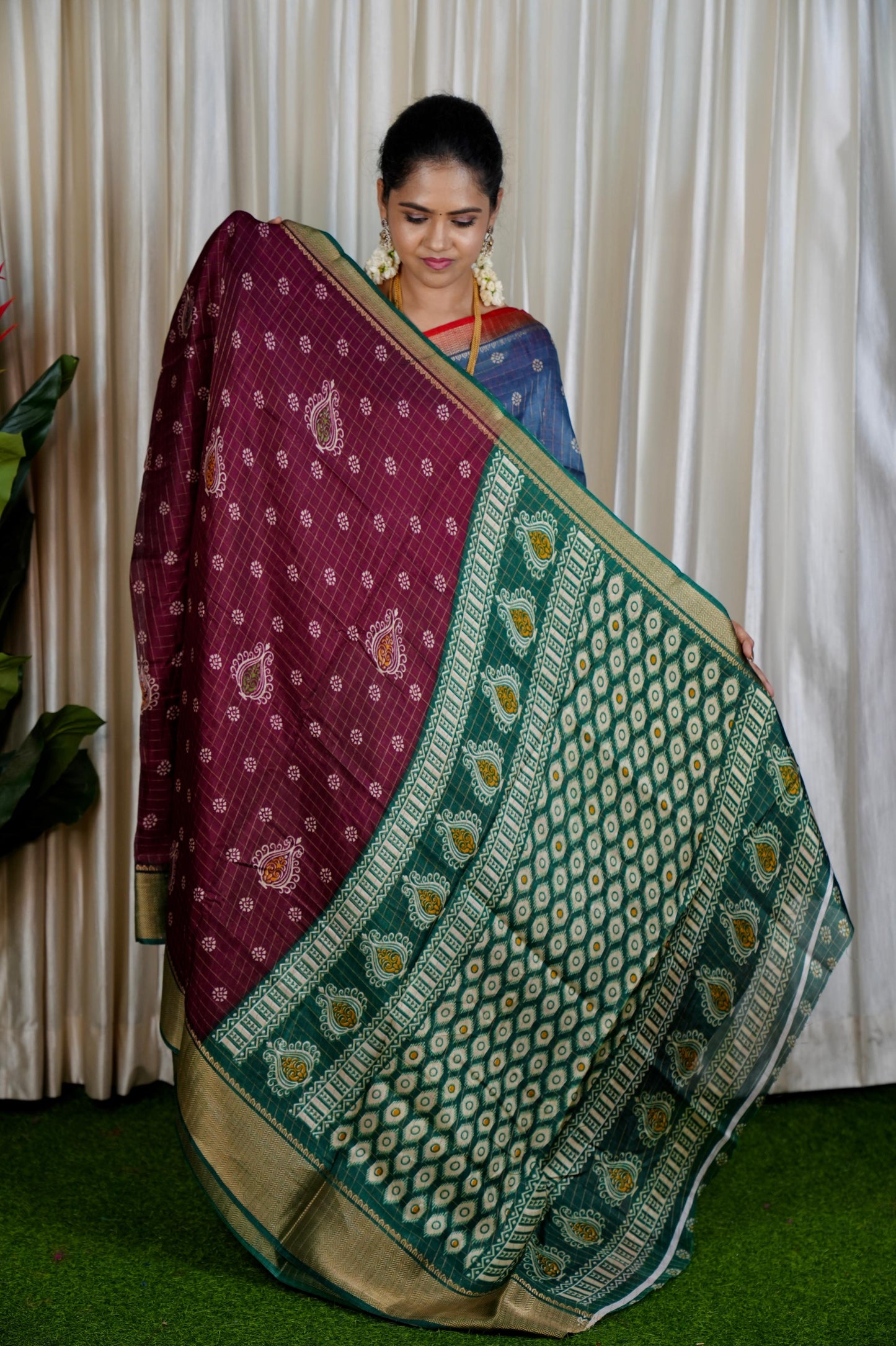 Dola silk saree sold ❌