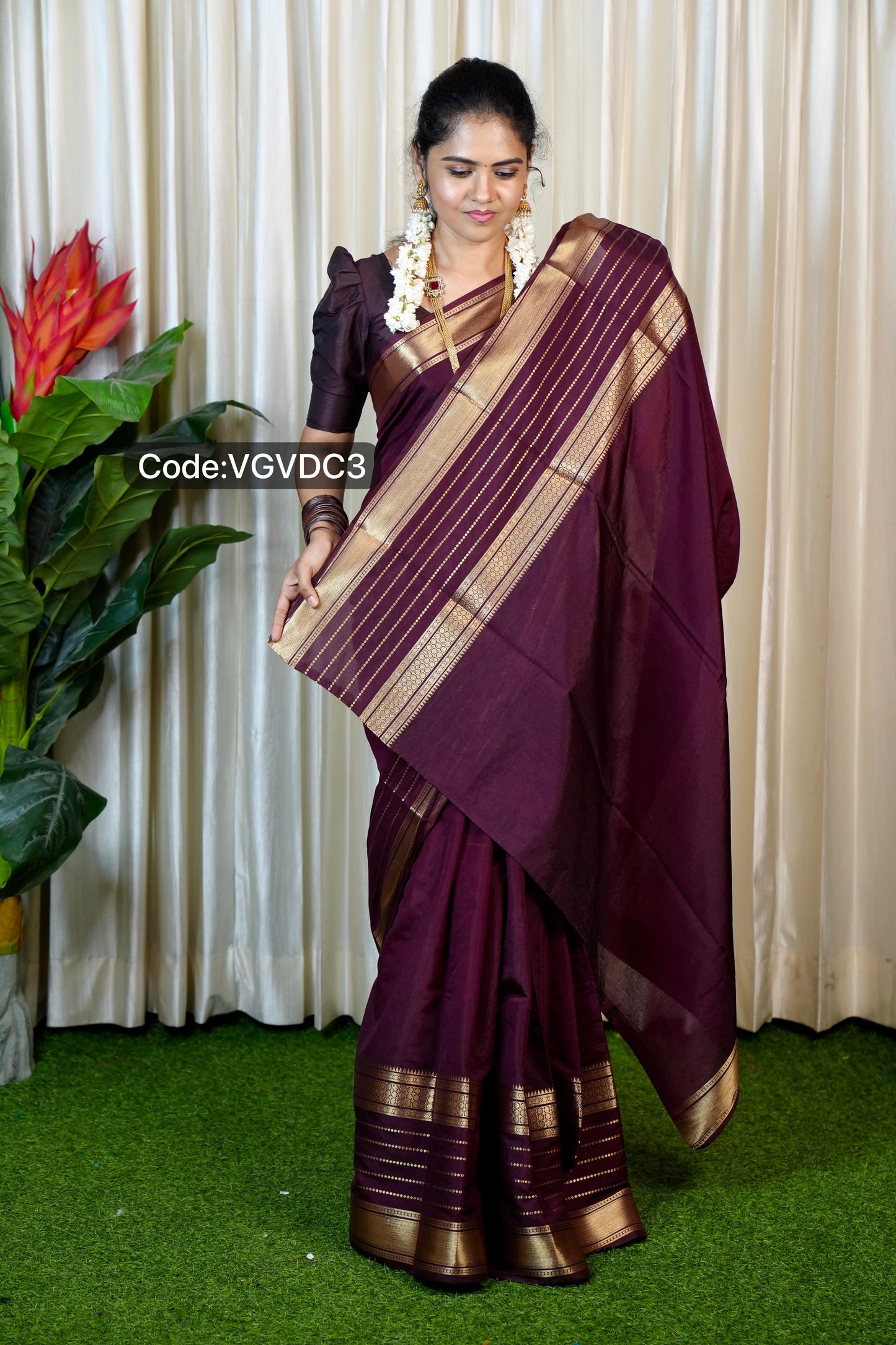 Dyable crepe warm silk saree 🍏📍🥳