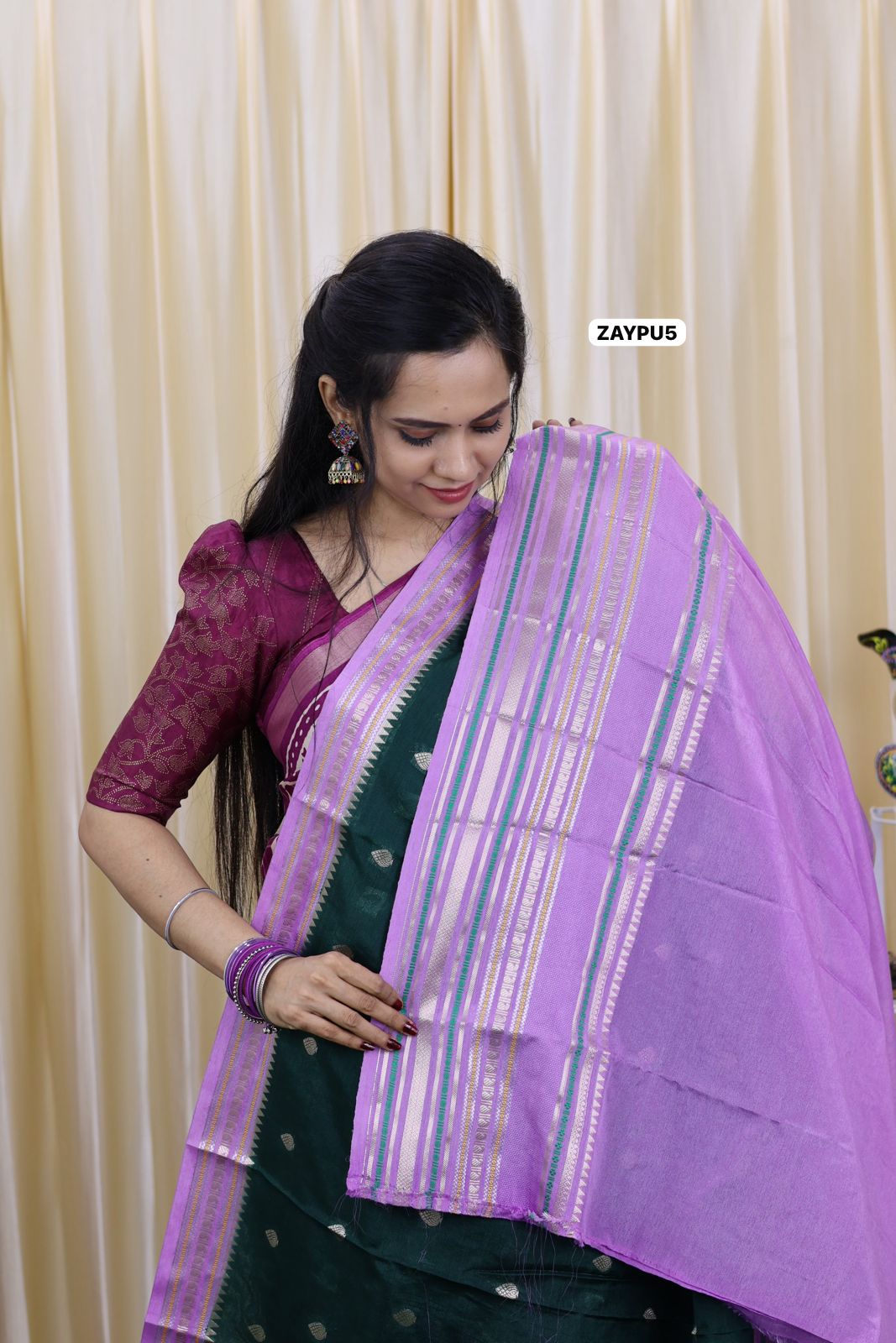 Warm silk saree😍🥳