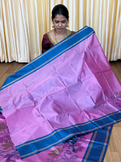 Soft silk sarees with Poachampally design🥰😎📚