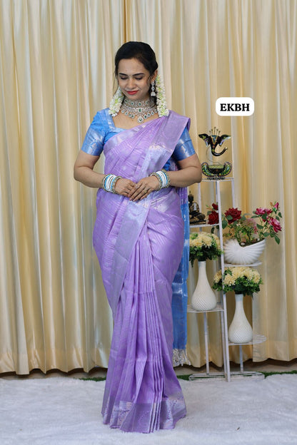 Kanchi semi soft silk saree 🥳