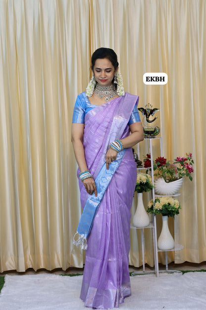 Kanchi semi soft silk saree 🥳