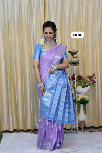 Kanchi semi soft silk saree 🥳