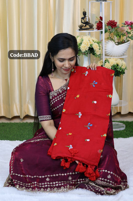 Soft Mul cotton saree😍🥳