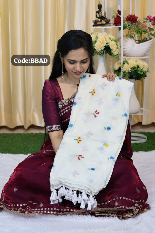 Soft Mul cotton saree😍🥳