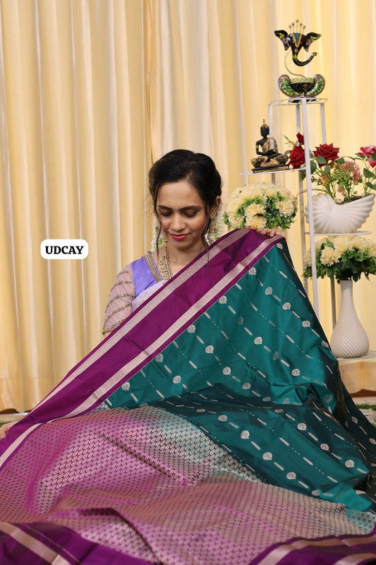 Premium Kanchi with Rettapetta border 😍🥳