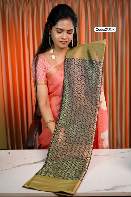 Kanchi semi silk sarees🥰😎offerⓂ️