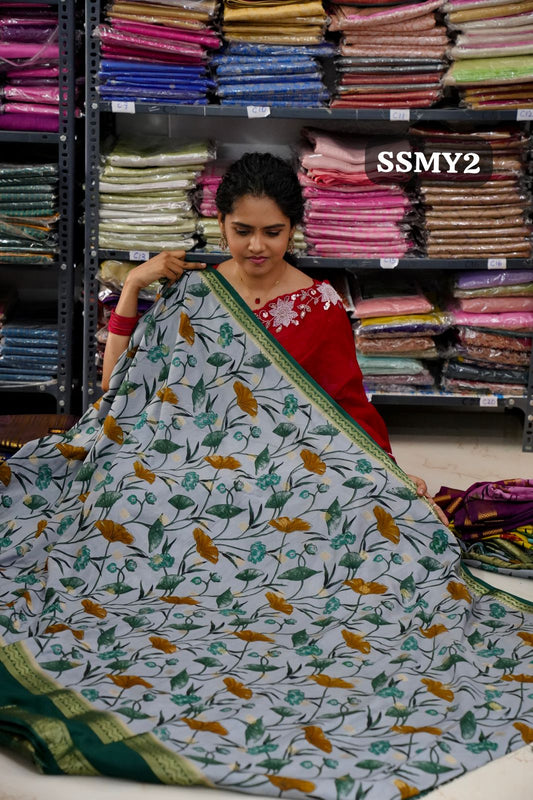 Mysore semi silk🥰🏃🏼‍♀️