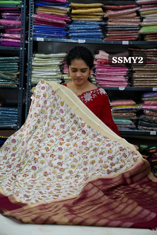 Mysore semi silk saree🥰🏃🏼‍♀️