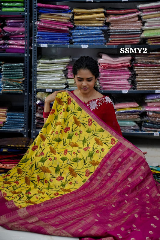 Mysore semi silk saree🥰🏃🏼‍♀️
