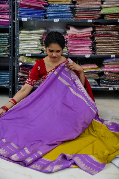Mysore semi silk saree🥰😎🥳