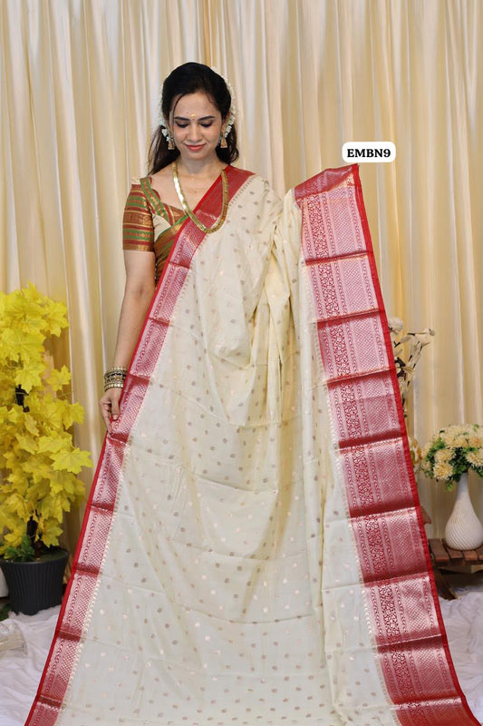 Warm silk saree (Red)😍🥳