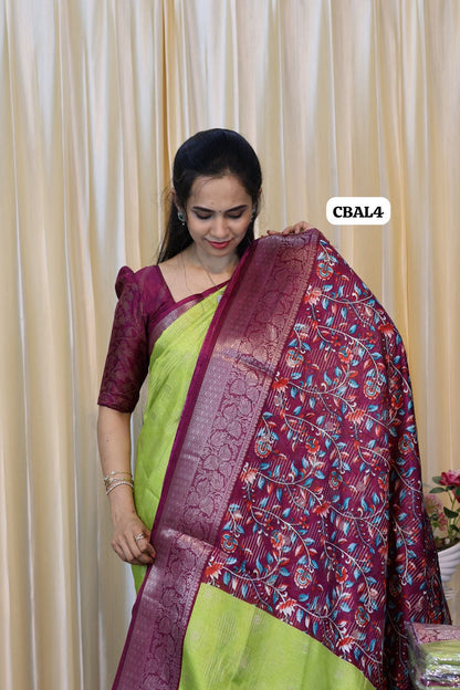 Semi Soft silk saree😍😎