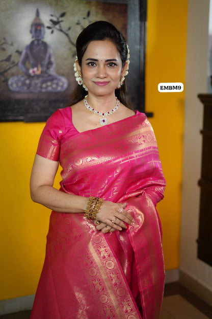 Kanchi semi silk saree prebook 🥰😎📚⏰