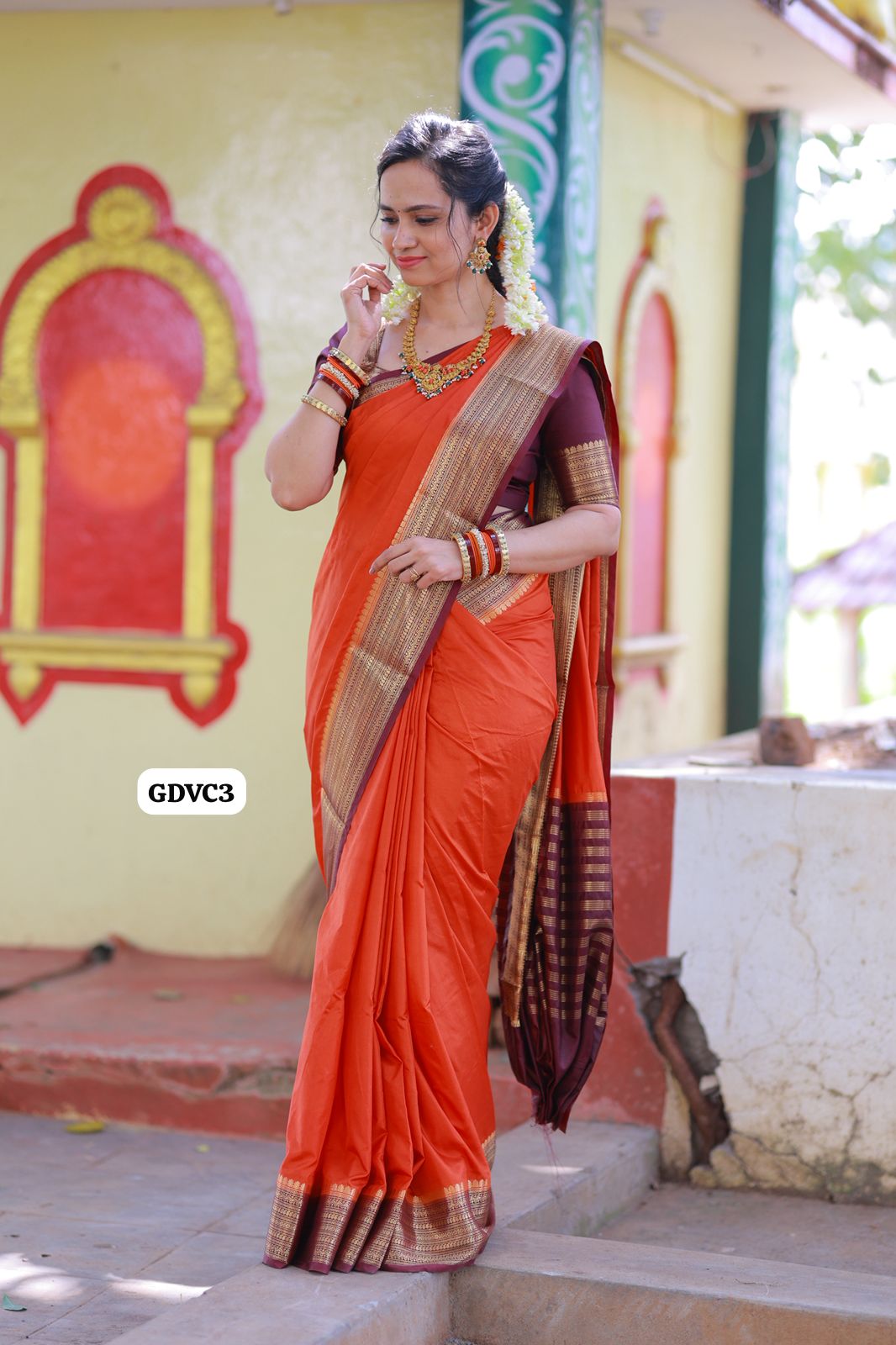 Premium Mysore semi crepe silk saree🥳Contrast border