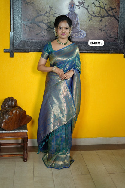 Kanchi semi silk saree prebook 🥰😎📚⏰