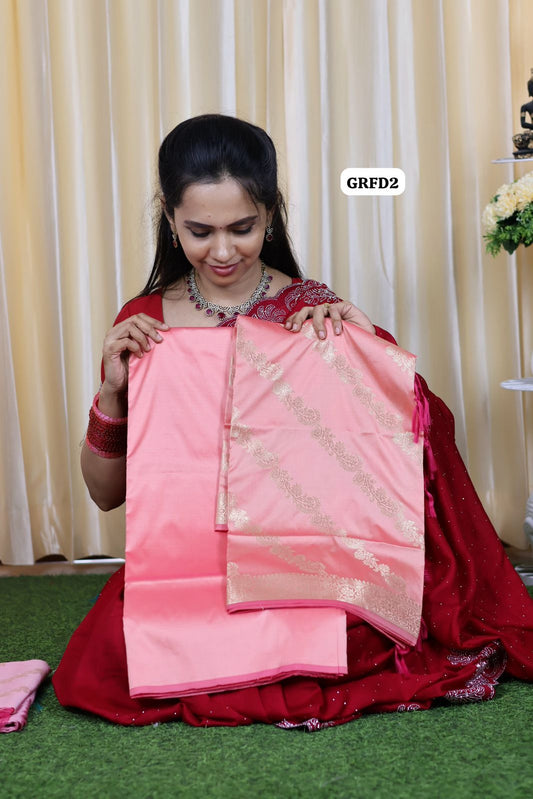 Premium Butterfly soft silk salwar set unstitched 😍🥳