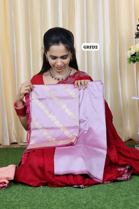 Premium Butterfly soft silk salwar set unstitched 😍🥳