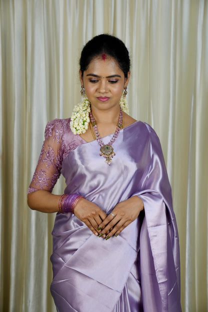 Satin saree ❌