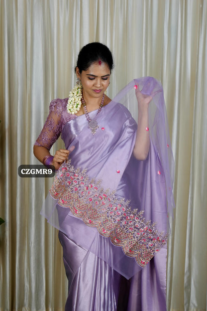 Satin saree ❌