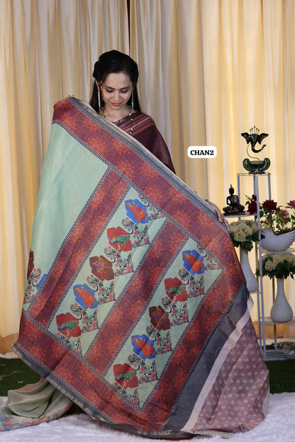 cotton silk saree😍🥳