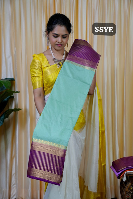 Semi Mysore Warm silk saree