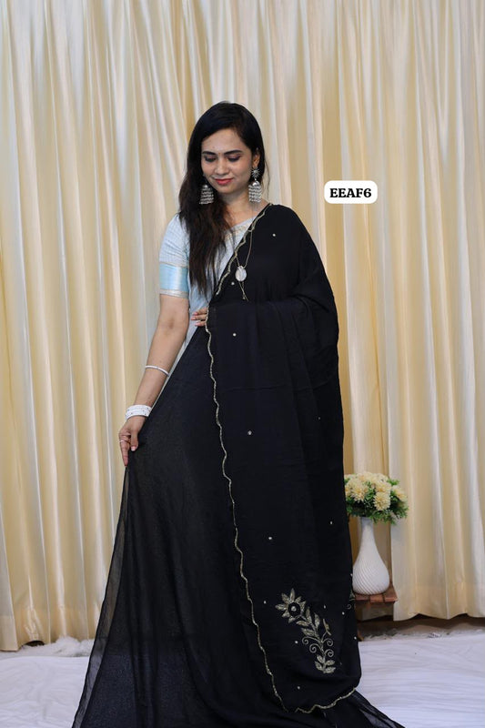 Kadhi viscose cut work saree😍🥳