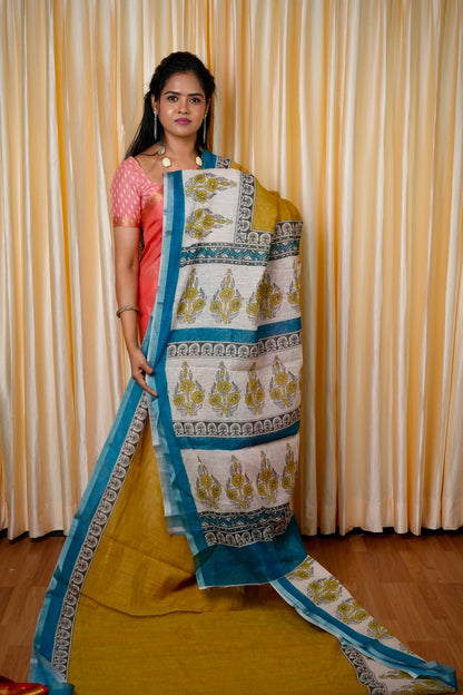 Linen cotton sarees🥳