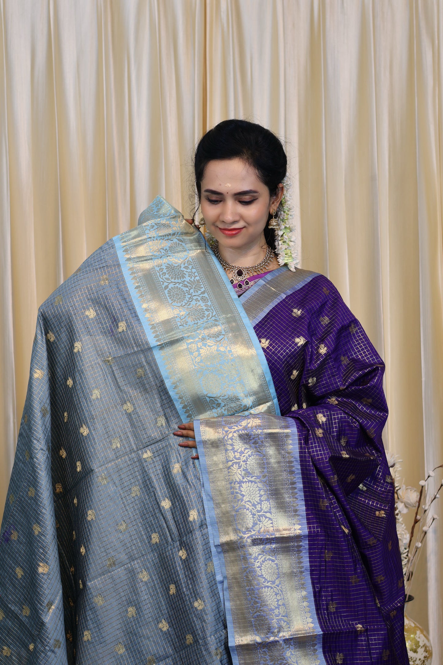 Kanchi Semi silk saree😍😎🥳