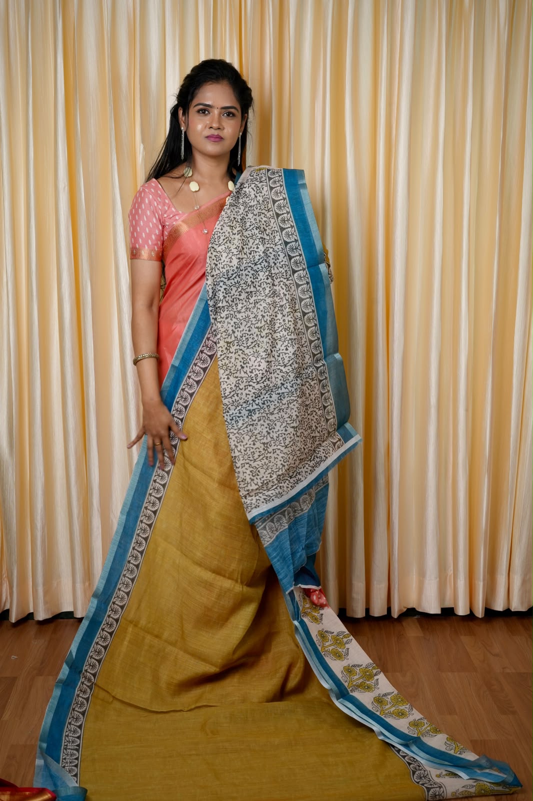 Linen cotton sarees🥳