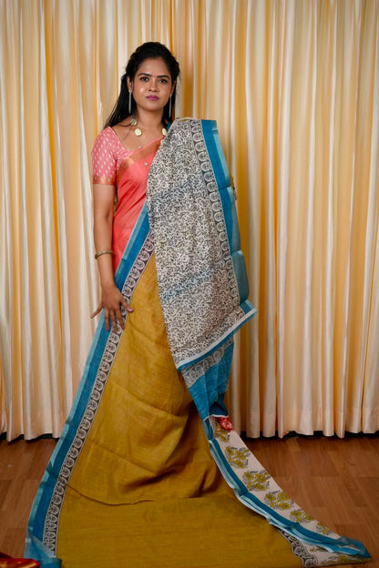 Linen cotton sarees🥳