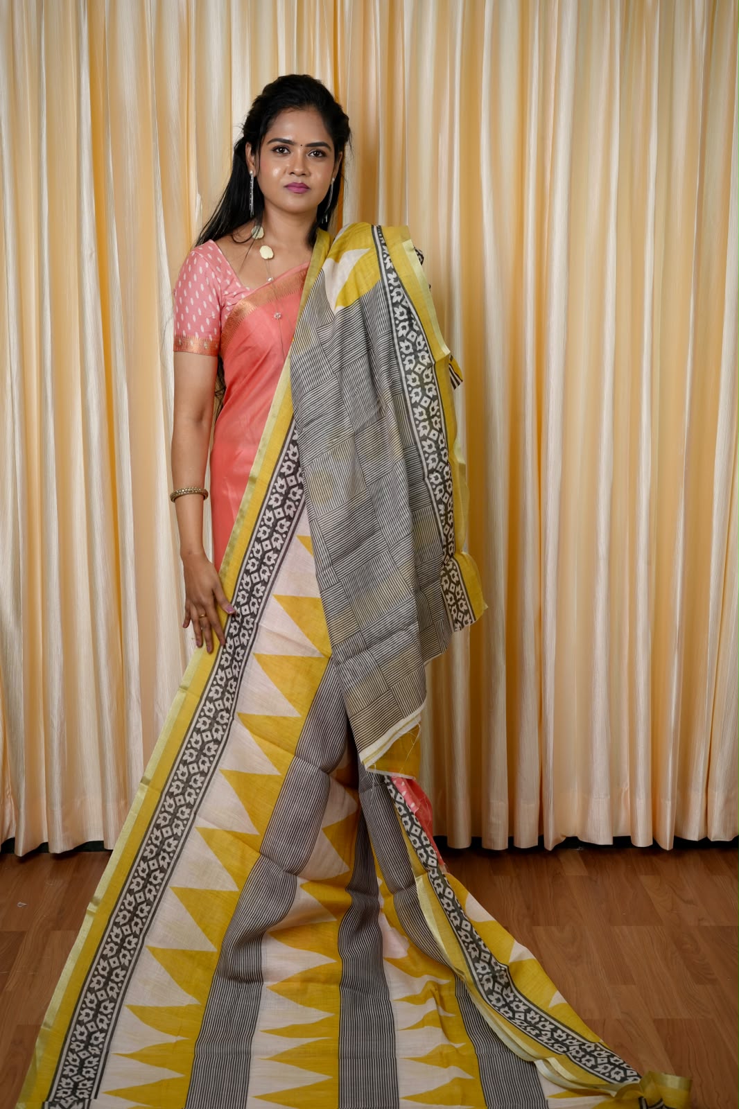 Linen cotton sarees🥳