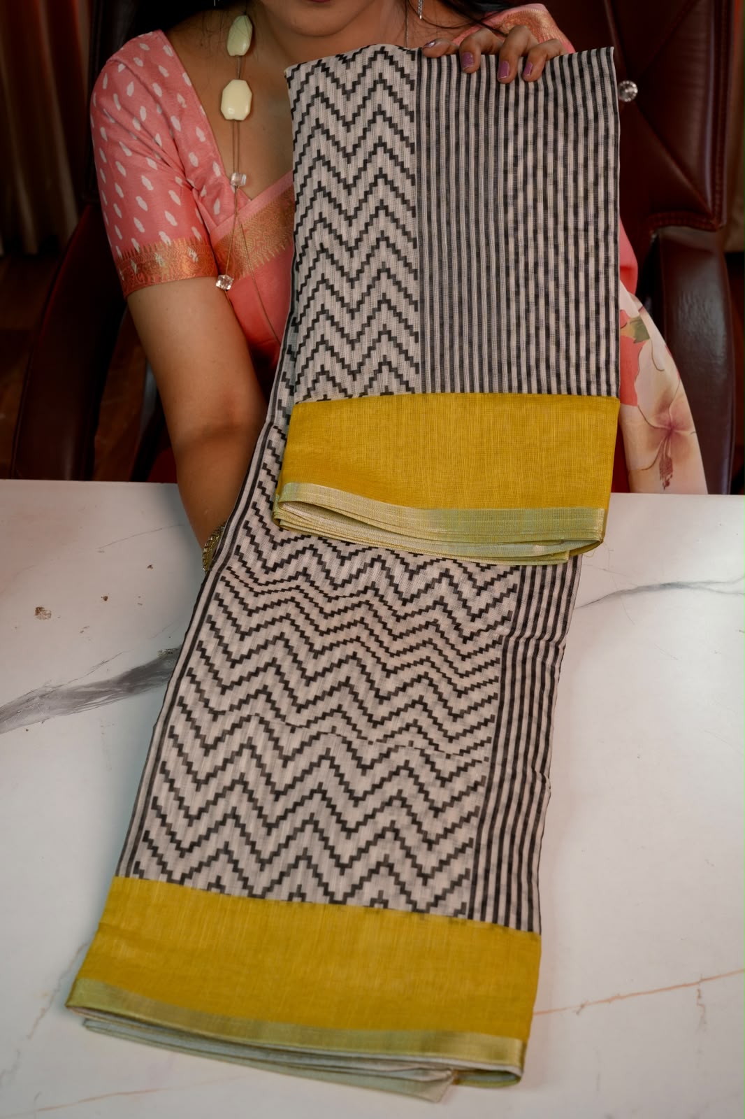 Linen cotton sarees🥳