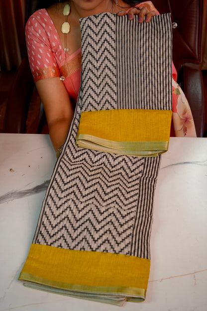 Linen cotton sarees🥳