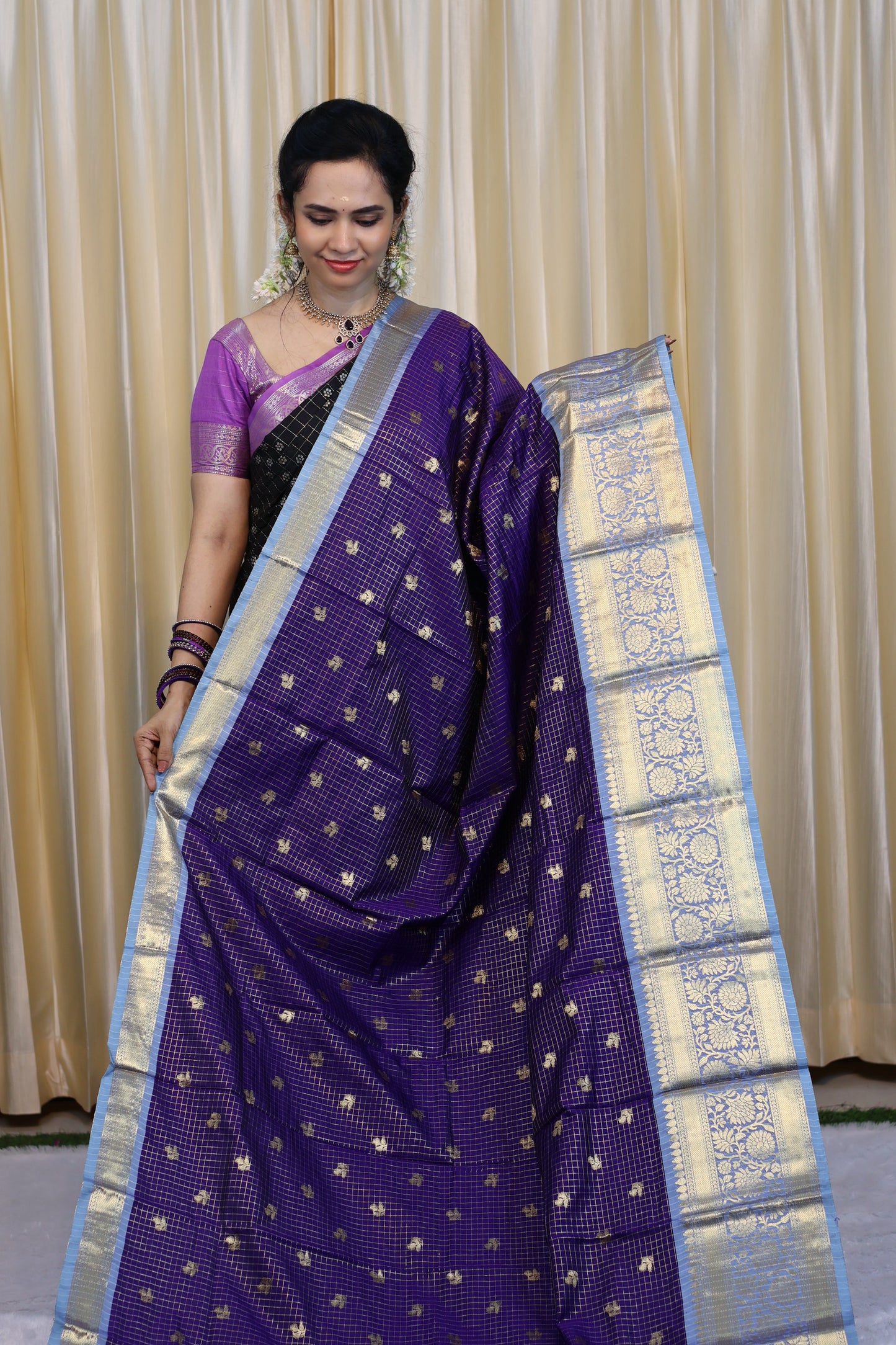 Kanchi Semi silk saree😍😎🥳