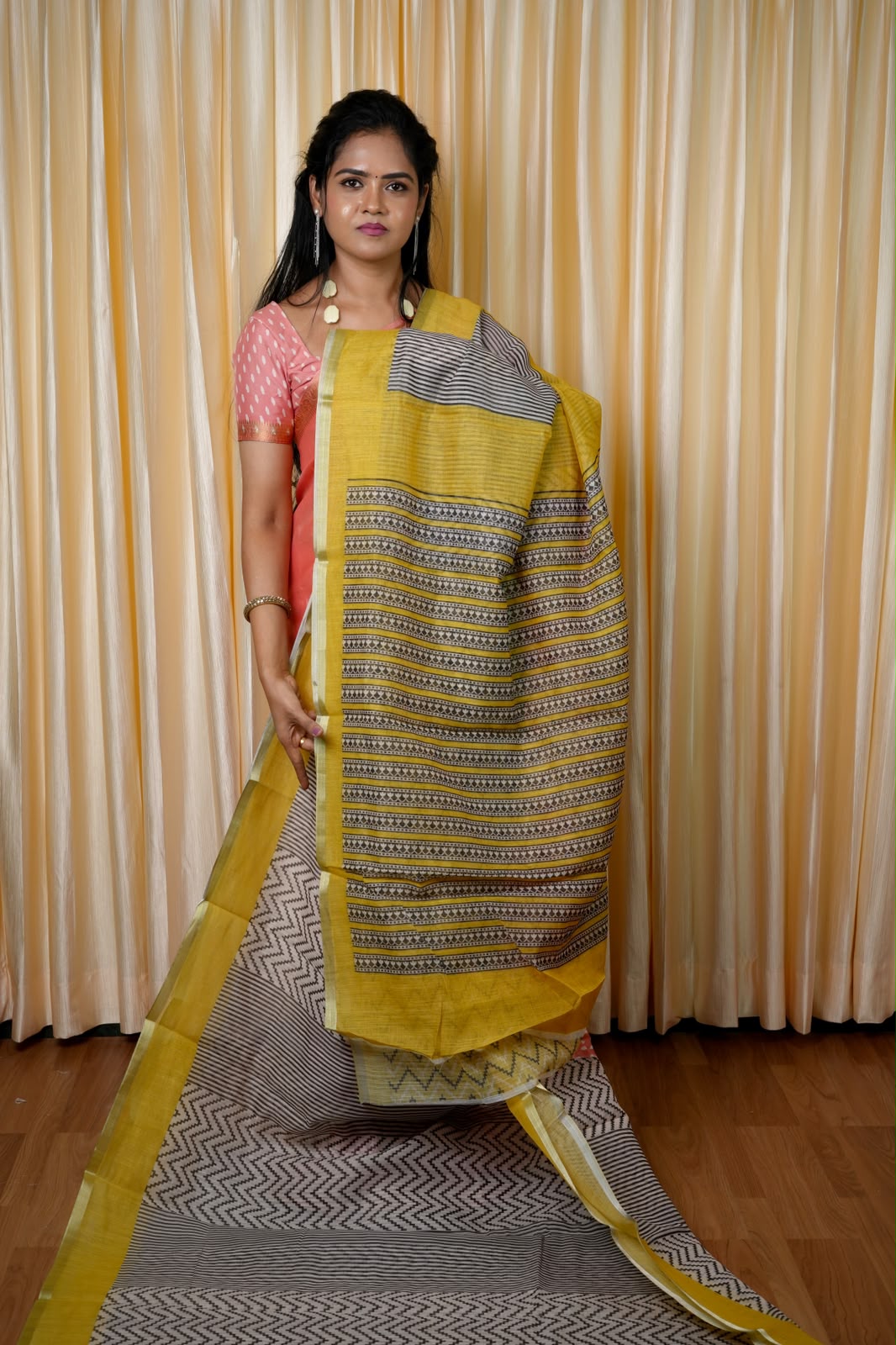 Linen cotton sarees🥳