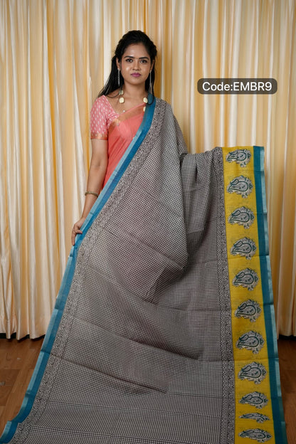 Linen cotton sarees🥳