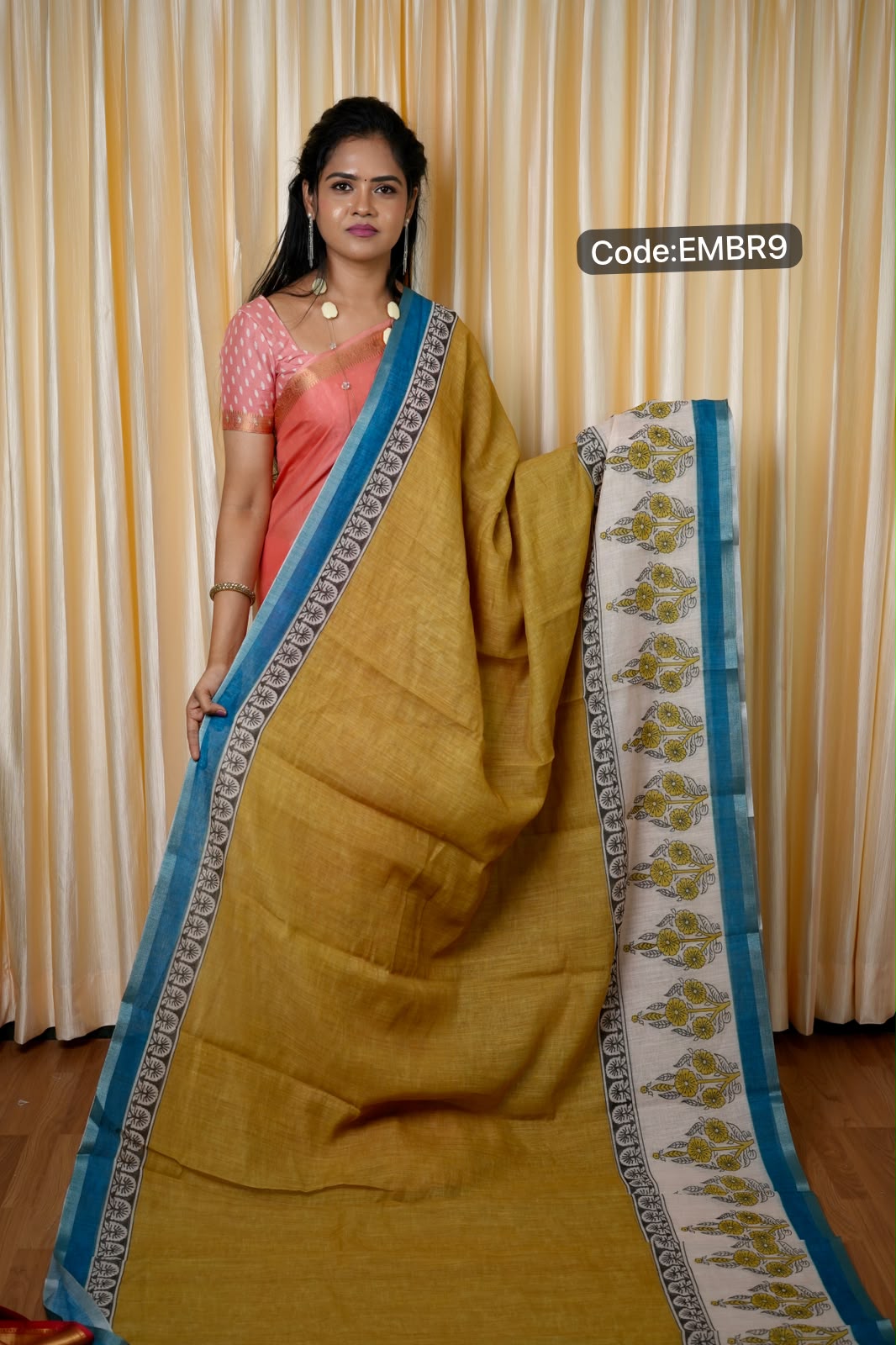 Linen cotton sarees🥳