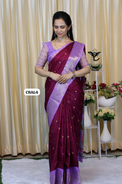 Semi Soft silk saree😍😎📚