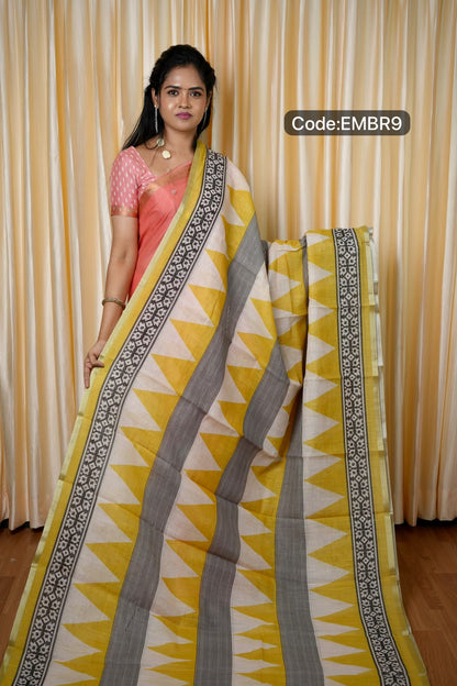 Linen cotton sarees🥳