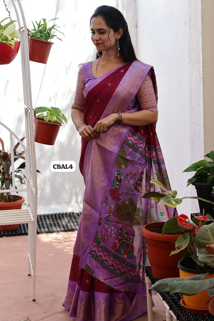 Semi Soft silk saree😍😎📚
