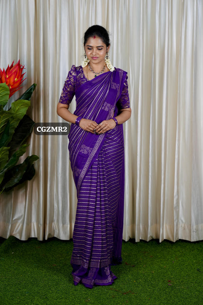 Georgette saree❌