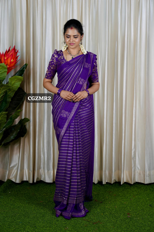 Georgette saree❌