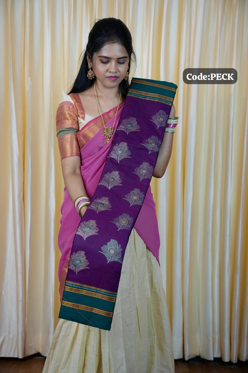 Silk cotton saree🥰🥳✅