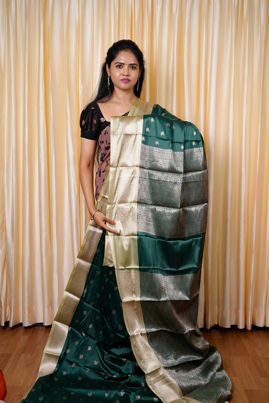 Kanchi semi silk sarees🥰😎📚