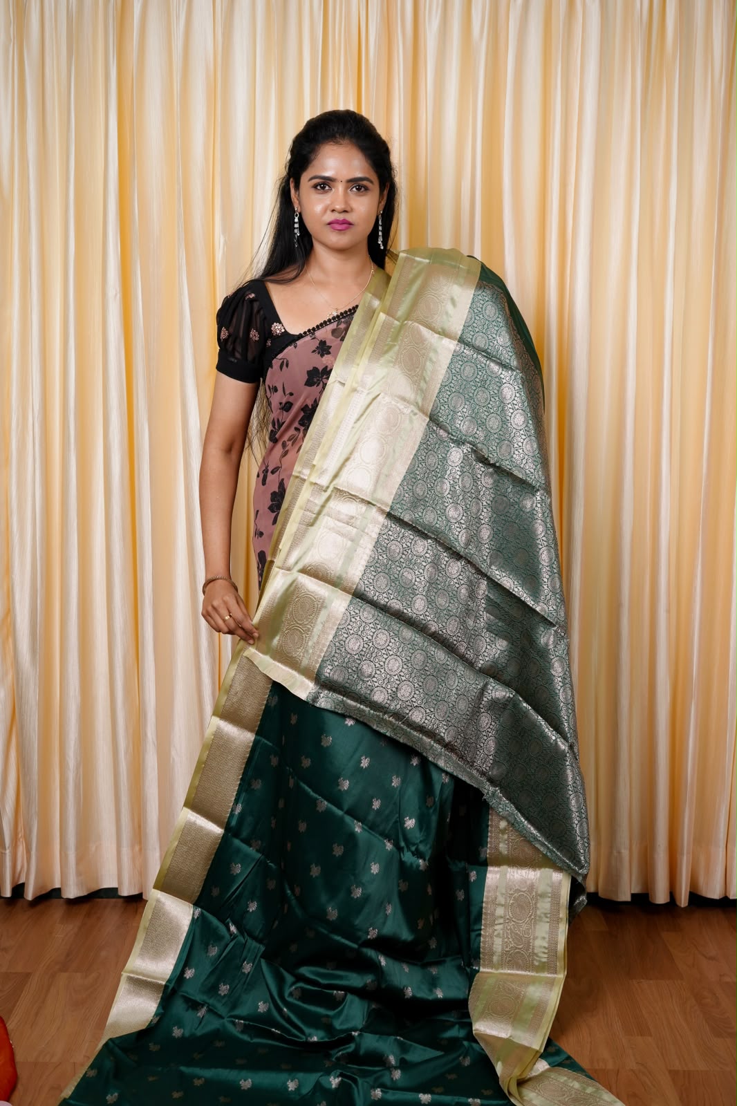 Kanchi semi silk sarees🥰😎📚