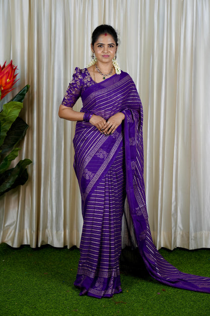 Georgette saree❌